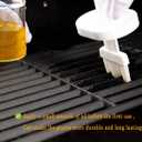 463343015 Grill Grates for Charbroil Advantage 463344015 463344116 463343819 463371116 4 Burer Grill, Cast lron Cooking Grate for Char Broil Gas2Coal 463340516 463370519 G421-0008-W1 Replacement Parts