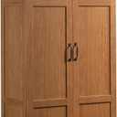 Sauder Select Storage Cabinet, Pantry Cabinet Kitchen Storage with Adjustable Shelves, Bathroom Storage Cabinet, in Highland Oak