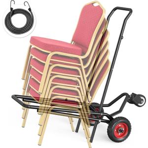 Heavy Duty Stacking Chair Dolly, Holds 12 Chairs, 21 x 42 x 52 inches