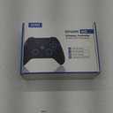 QRD Spark N5 Wireless Controller for PS4 Pro Slim PS3 PS2 Steam Deck PC Windows Mac TV Box, Halleffect Gamepad Joystick with 3.5mm Audio Port+Speaker+Mic, Macro N1+N2, Turbo Speed Up