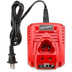 Ahomtikk 12V Rapid Charger Replacement for Milwaukee 12V Battery Charger 48-59-2401 Compatible with Milwaukee M 12 Lithium Battery 48-11-2411, 48-11-2412, 48-11-2420, 48-11-2440, 48-11-2460