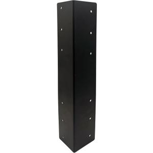 Hi-Flame 4Pcs 17" Garden Raised Bed Corner Brackets with Screws for 20"-24" Furniture Flower Vegetable Planter Garden Bed (17" Black, Set of 4)