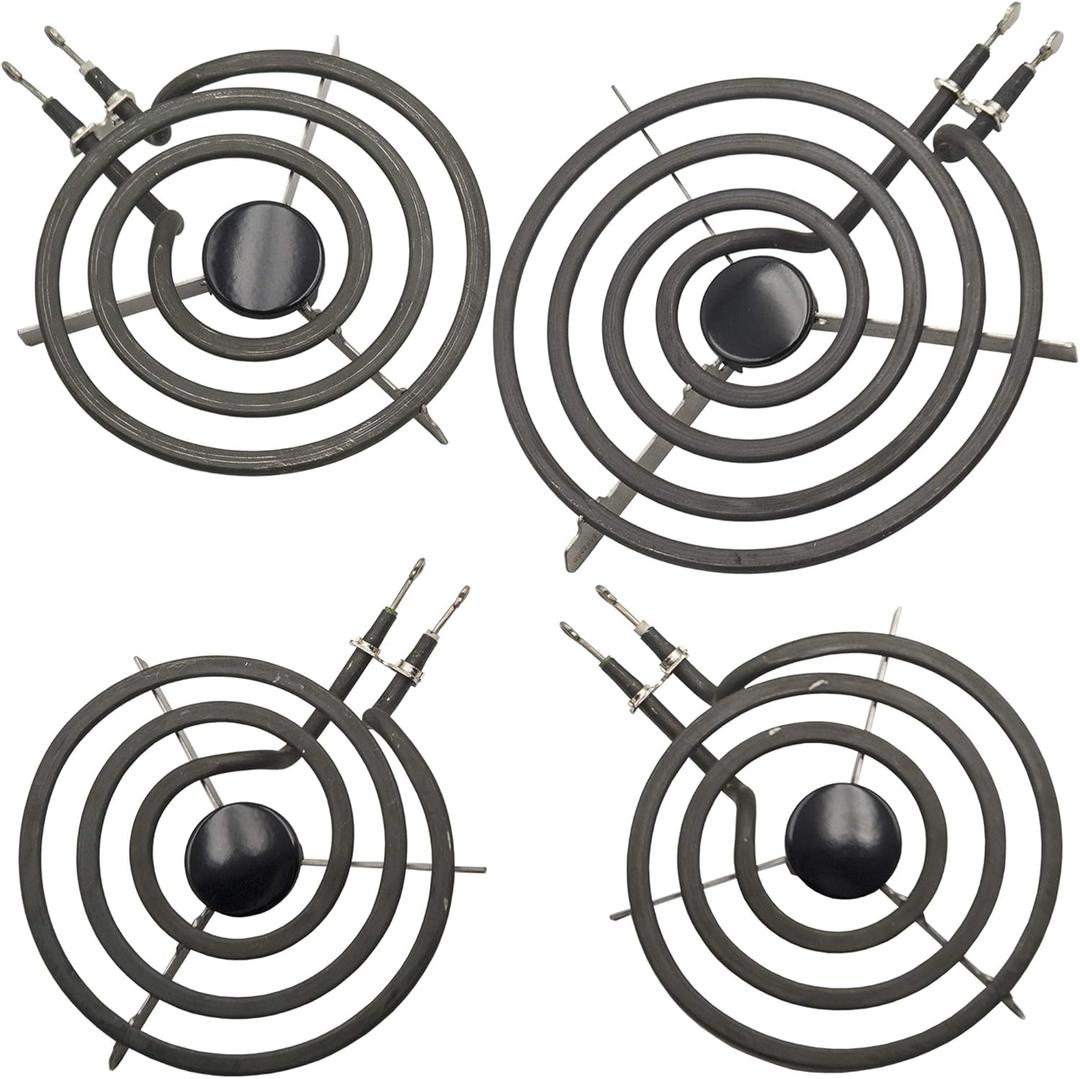 Supplying Demand SP22YA WB30X253 WB30X254 4 Piece Electric Range Surface Element Replacement Kit Model Specific Not Universal