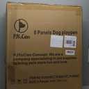 PJYuCien Dog Playpen, 8 Panels 30H Dog Pens Indoor with Bottom Pad and Top Cover, Metal Foldable Pet Puppy Exercise Fence Crate Kennel, Better for Small Animals, Black (30"H, Black)