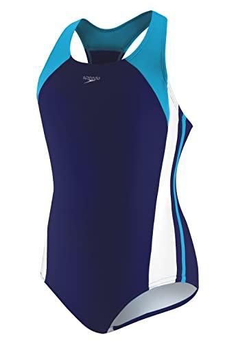 Speedo Girl's Swimsuit One Piece Infinity Splice Thick Strap 16
