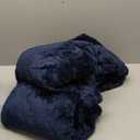 Fleece Plush Throw Blanket Navy Blue(50 by 60 Inches),Super Soft Fuzzy Cozy Flannel Blanket for Couch Sofa.Microfiber Blanket Lightweight