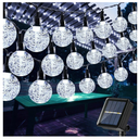 Toodour Solar String Lights Outdoor, 56ft 100 LED Globe String Light with 8 Mode, Waterproof Crystall Ball Lights Solar Patio Lights for Garden, Lawn, Patio, Gazebo, Yard, Outdoor Decor - Cool White