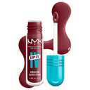 NYX PROFESSIONAL MAKEUP Lip IV Hydrating Glossy Lip Stain with 12HR Hydration  Drippin In Rose (Pink)