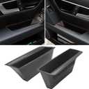 TTCR-II Compatible with Mercedes Benz C Class Door Storage Box W204, 2 Pcs Door Handle Pocket Storage Box Insert for C300 C400 C63 2008-2014 (for Sedan Only, Not for Coupe)