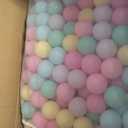 Amazon Basics BPA-Free Ball Pit Balls with Storage Bag, Crush-Proof Plastic for Toddlers Kids 12+ Months Play, 6 Pastel Colors, 1000 Count