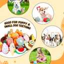 Hungdao 80 Pcs Dog Squeaky Toys Bulk for Small Dog Cute Plush Stuffed Puppy Chew Teething Toys Pet Bundle Easter Gift for Chewing Cleaning & Interactive Play