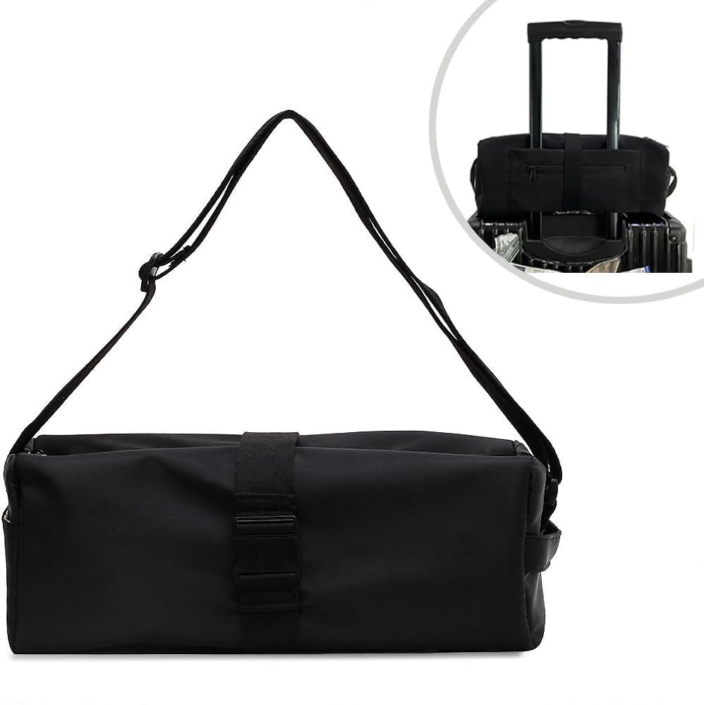 Small Sports Bags for Men and Women, Woukksy Travel Bag, Portable, Waterproof, Fashionable Crossbody Bag for Weekend Trips, Gym, Swimming, Travel, Yoga and Sauna, black, 1