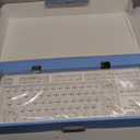 AULA F99 Wireless Mechanical Keyboard, Hot Swappable Custom Keyboard,Pre-lubed Linear Switches,Gasket Structure,RGB Backlit Gaming Keyboard (Blue&White)