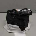 Gaiatop Mini Space Heater, Lightweight PTC Ceramic Fast Heating 500W Energy Efficient for Indoor Use, Overheating & 45 Tip-Over Protection, Portable Desk Electric Heaters for Office Home Black