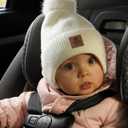 FURTALK Toddler Winter Hat Baby Pom Pom Beanie Boys Girls Kids Knitted Fleece Lined Cap