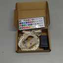 50ft Fairy Lights Plug in, Dimmable 25 Colors 14 Modes RGB+Warm White Color Changing String Lights,150LED Twinkle Lights with Remote, Christmas Fairy Lights for Indoor Outdoor Party Xmas Dcor