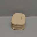 Mini Makeup Bag with Led Mirror,Small Travel Make up Bag 3 Light Modes Adjustable Brightness, for Women Organizer Cosmetic Bag, Portable Travel Train Toiletry Bag, for Pool Parties Work Touch-Ups (Beige)