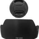 EW-83H Lens Hood+Lens Cap Cover for Canon EF 24-105mm f/4L is USM(Not for is II USM), HUIPUXIANG 77mm LensCap