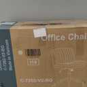 OLIXIS Criss Cross Chair with Wheels Wide Cross Legged Office Desk Vanity Chair Comfy Fabric Armless Adjustable Swivel for Home Computer Task Fabric Beige