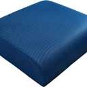 YOUFI Extra Thick Large Seat Cushion, Gel Memory Foam Cushion with Carry Handle Non Slip Bottom, Pain Relief Coccyx Cushion for Wheelchair Office Chair (Blue, 19" x 17.5" x 4")