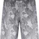 APTRO Men's Swim Trunks 9" Quick Dry Swimsuits Beach Bathing Suits Swim Board Shorts Mesh Liner T11 Grey M