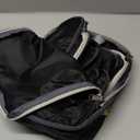 Gonex Compression Packing Cubes, 4pcs Expandable Storage Travel Luggage Bags Organizers (Black)