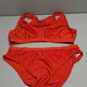 Women's Plus Size 2 Piece Lingerie Set Sexy Sheer Bralatte 3/4 Cup Bra Panty Sets Super Stretchy Lace (XX-Large, Red)