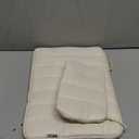 TECOOL Puffy Laptop Case 13.3 inch,13-13.3 inch Laptop Sleeve for MacBook Air 13 13.6 inch M4 M3 M2 M1,MacBook Pro 13/ Mac Pro 14,13.3" HP Lenovo Dell Waterproof Notebook Sleeve with Small Case,Beige