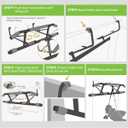 KAKICLAY New Upgrade Pull Up Bar for Doorway - Foldable Design & Space-Saving, Upto 440 Lbs Capacity, No Screwing or Slipping - USA Original Patent, Designed, Shipped