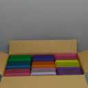 9 Pack Medium Colored Plastic Hobby Art Craft Organizer, Mini Plastic Storage Containers with Latching Lid, for Pencil Box, Lego, Crayon