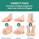 Heeled Sandals Hydrocolloid Blister Bandages- Welnove 28ct Water Resistant Blisters Pads- Adhesive Blister Pad for Heel, Foot, Toe - Gel Blister Chshions for Prevention & Recovery (Toe Pack)