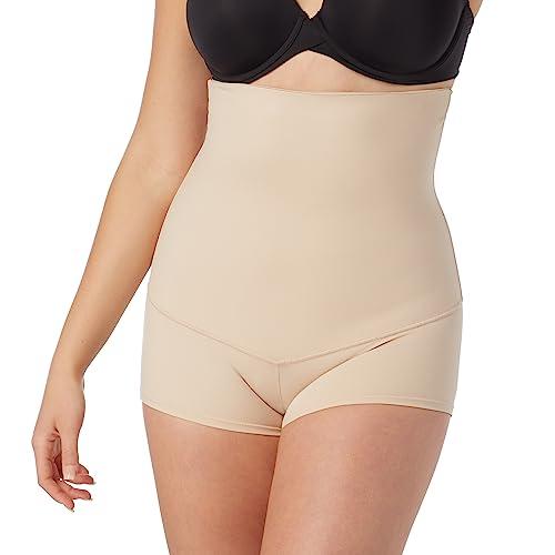 Maidenform Women's Firm Control High-Waist Moisture-Wicking Shapewear Boyshorts Size S
