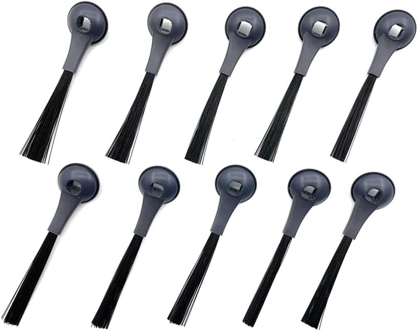 Sionlan 10 Pack Side Brushes Replacement Part Compatible with Shark ION Robot IQ R101AE(RV1001AE), IQ R101(RV1001), RV1000 AV911S AV2501AE RV2502AE Vacuum Cleaner Accessories Compare Part #102KY1000