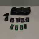 4-in-1 Charger for Xbox Series/One X|S Controllers, with 4 5520mWh Rechargeable Battery Packs,Charges Dual Remotes & Batteries Simultaneously,Upgraded Quad Charging Dock Station for Xbox Gamer Gift (Black)