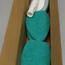 Shower Scrubber with Long Handle, 47'' Bathtub Scrub Brush, Bathroom Tub and Tile Cleaning Tool with 6 Refill Pads