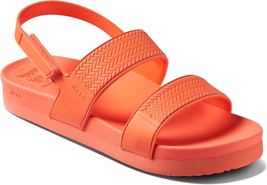 REEF girls Little Water Vista (6 Little Kid, Neon Poppy)