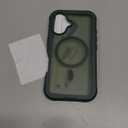 jaroco Magnetic for iPhone 16 Case, [Compatible with MagSafe][Military Grade Drop Protection][Heavy Duty Protection][Non-Slip][Shockproof] 2-Layer Durable Bumper Phone Case 6.1''-Army Green