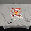 Barlver Women Christmas Fleece Sweaters Long Sleeve Fuzzy Sweatshirts Holiday Graphic Shirts (Medium, C43-56)