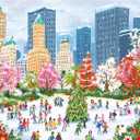 RoseArt - Soft Touch - New York Christmas - 1000 Piece Jigsaw Puzzle for Adults
