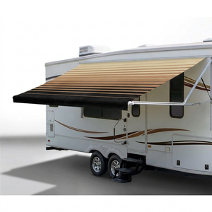 RecPro RV Awning Fabric Replacement 20 Foot Camper Awning| 8' (96") Length | Heat Sealed | (20 Feet, Actual 19' 1")