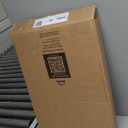 MAYFAIR 1844BNA 000 Toilet Seat with Brushed Nickel Hinges will Never Come Loose, ELONGATE, White - Brushed Nickel