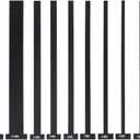 BENECREAT 10pcs Acrylic Bookbinding Spacer Tools Handmade Tools Bookbinding Supplies, Black T Shape Straight Edge for Making Books with Double Cover Structure, Album Cover