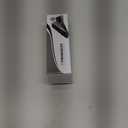 Strongest Home Heavy Duty Door Stopper Wedge (2 Chrome PCs) | Non-Slip Rubber and Metal Door Stop for Heavy Doors | Work on Wood, Tile, Carpet + 2 White Wall Protectors (Black Silver)