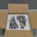 Cute Cuddly Silver Bunny Decorative Bookends, Ceramic Unique Book Holders for Shelves, Heavy Duty Book Ends Stopper for Home Office Desk Bookshelf Decoration