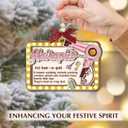 2 x Hairdresser Christmas Ornaments 2025 - Hair Stylist Gifts for Women, Girls, Wooden Christmas Decorations, Cosmetology Graduation Gifts for Sister, Friends - Barber Beautician Hairstylist Gift Idea