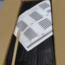 VTRIN 10 Tier Shoe Rack Tall Large Capacity 50 Pair Wide Shoe Organizer with Two Hooks Sturdy Metal Shoe Shelf for Entryway, Closet, Bedroom (Black)