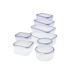 Food Storage Containers with Lids Airtight, Plastic Food Container Set, SIKITUT Airtight Storage Containers(8 Pack) for Home, Kitchen, Leak Proof, BPA-Free