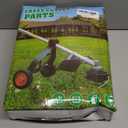 String Trimmer Wheel Attachment, Lawn Mower Auxiliary Wheel, Push Behind Weed Trimmer, Adjustable Support Wheels for String Trimmer Weedeaters Grass Cutter Brush Cutter Garden (Black)