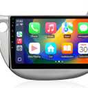 for FIT 2009-2013 Radio Compatible with Wirelessly Carplay Android Auto Upgrade Android Car Stereo Bluetooth Navigation GPS 1280X720 Touchscreen FM WiFi Media Player Backup Camera Head Unit