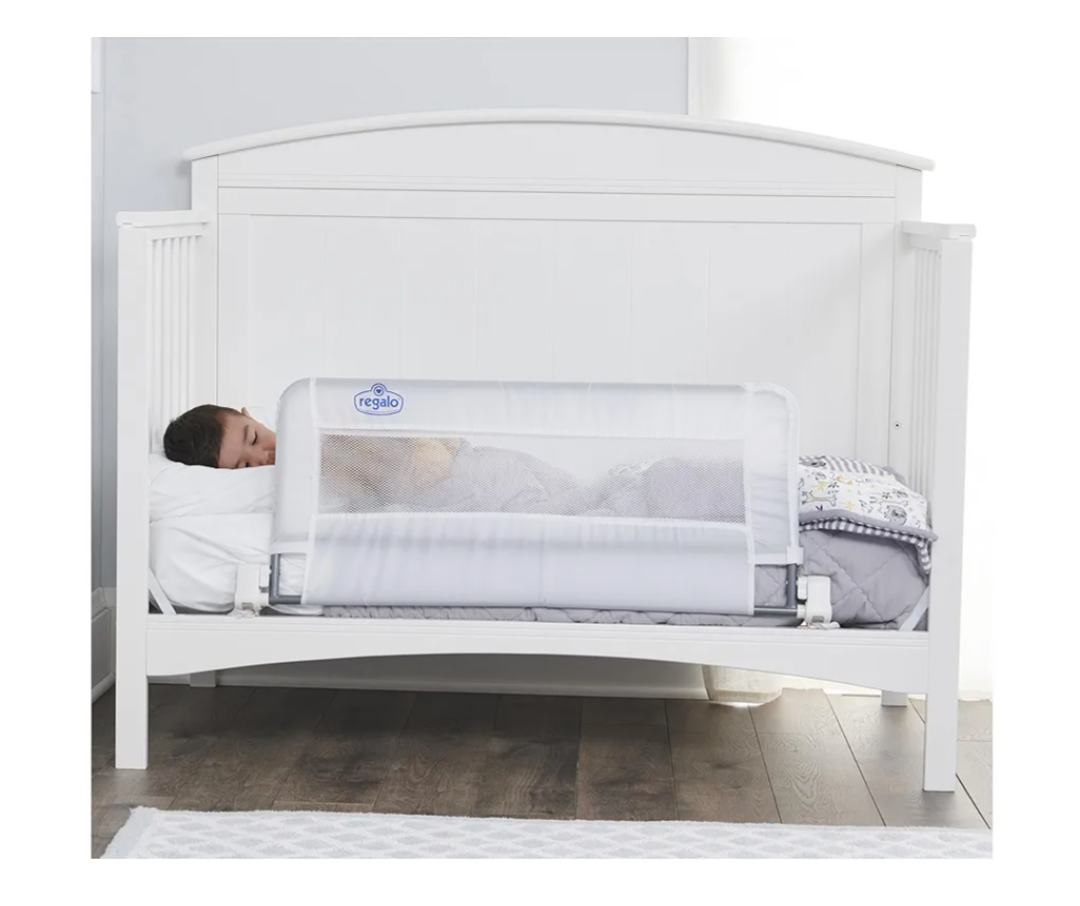 Regalo Swing Down Crib Rail, with Reinforced Anchor Safety System
